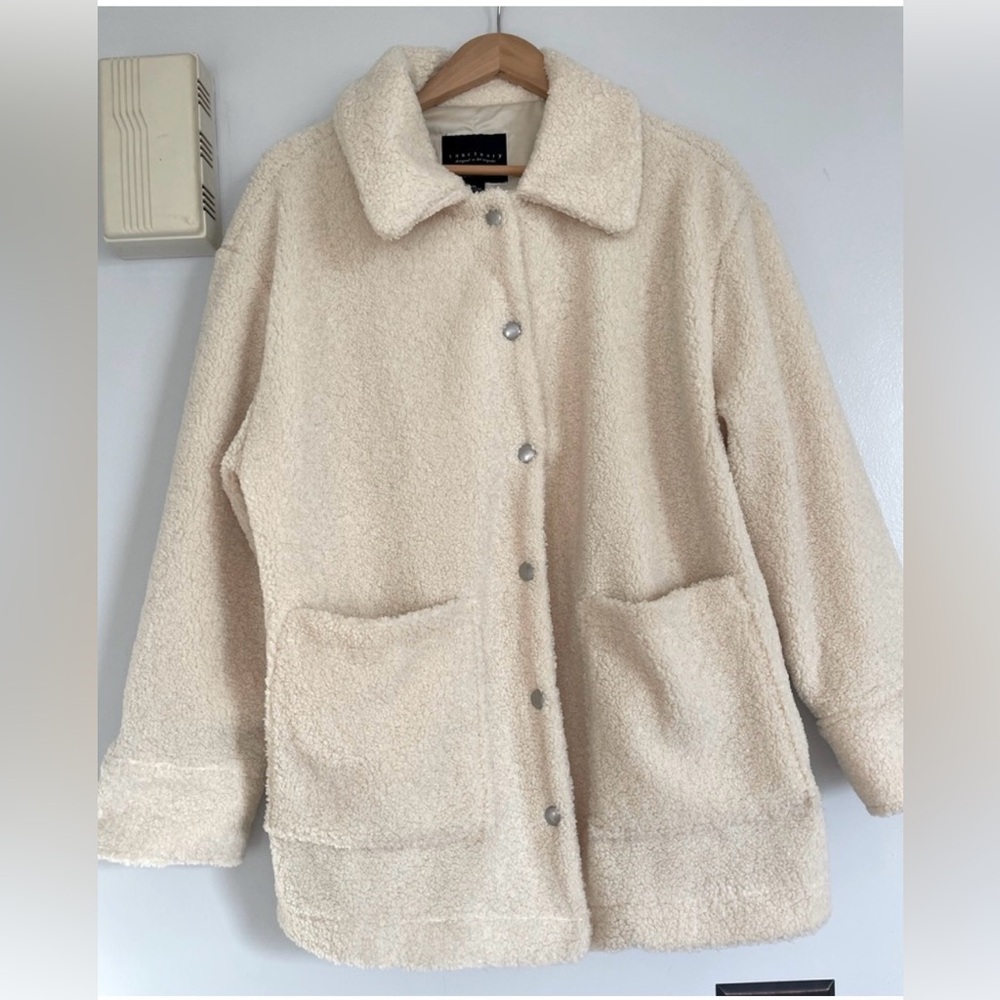 Sherpa cream color coat